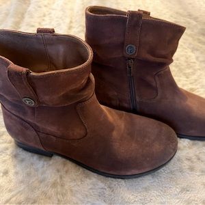 Birkenstock suede ankle boots, size 39 EU, 8.5